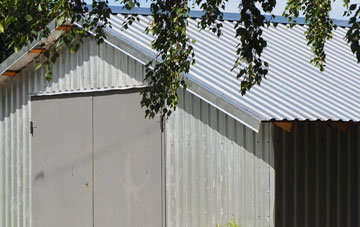 repairing Drynham metal garage roofing